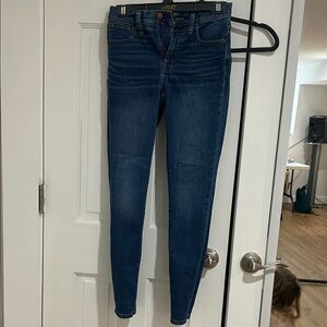 Madewell Dark Blue Skinny Jeans